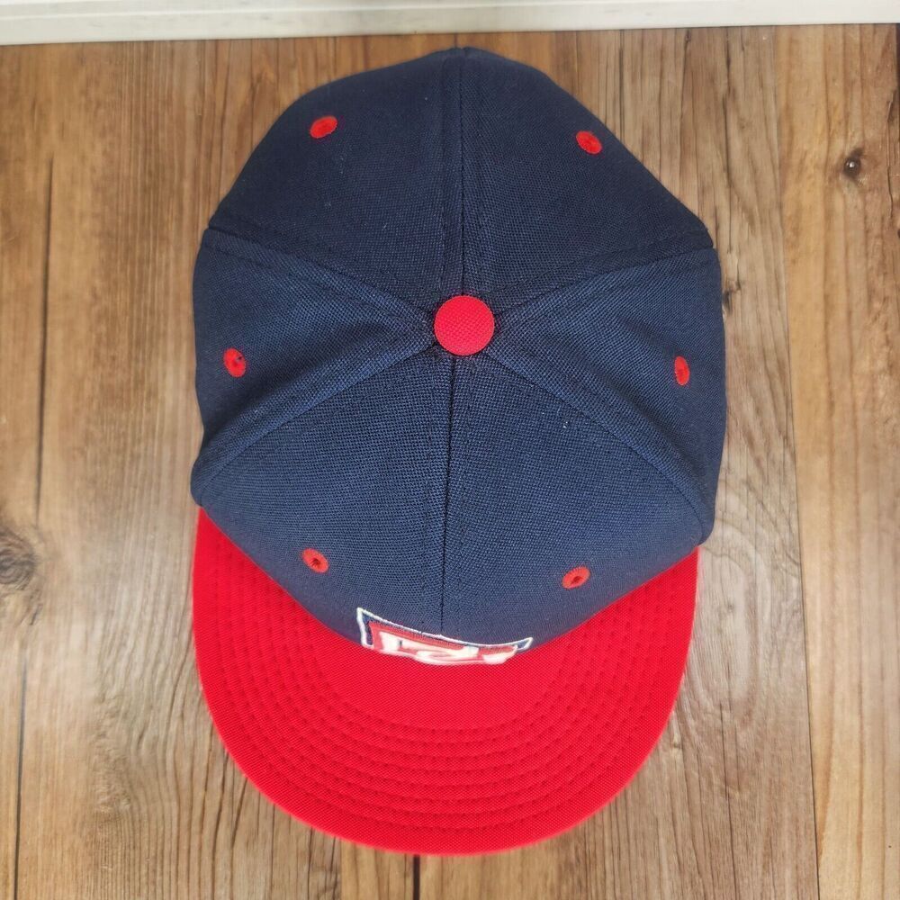 Washington Nationals New Balance The Game Pro Sz S Hat Cap Blue Red MLB Baseball - Picture 7 of 13